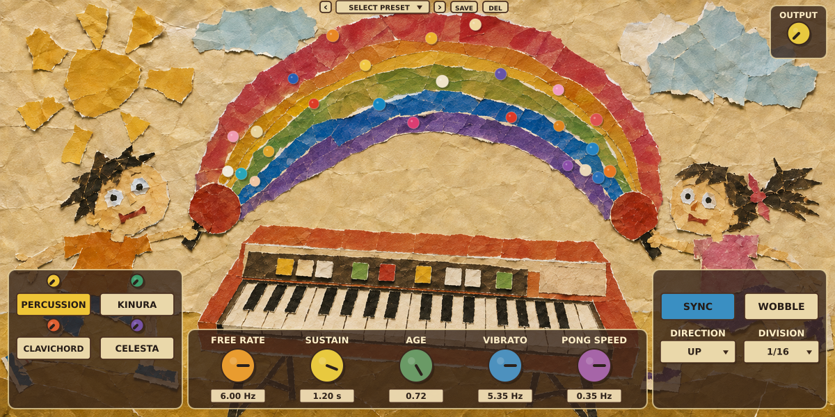 Arping Pong plugin interface